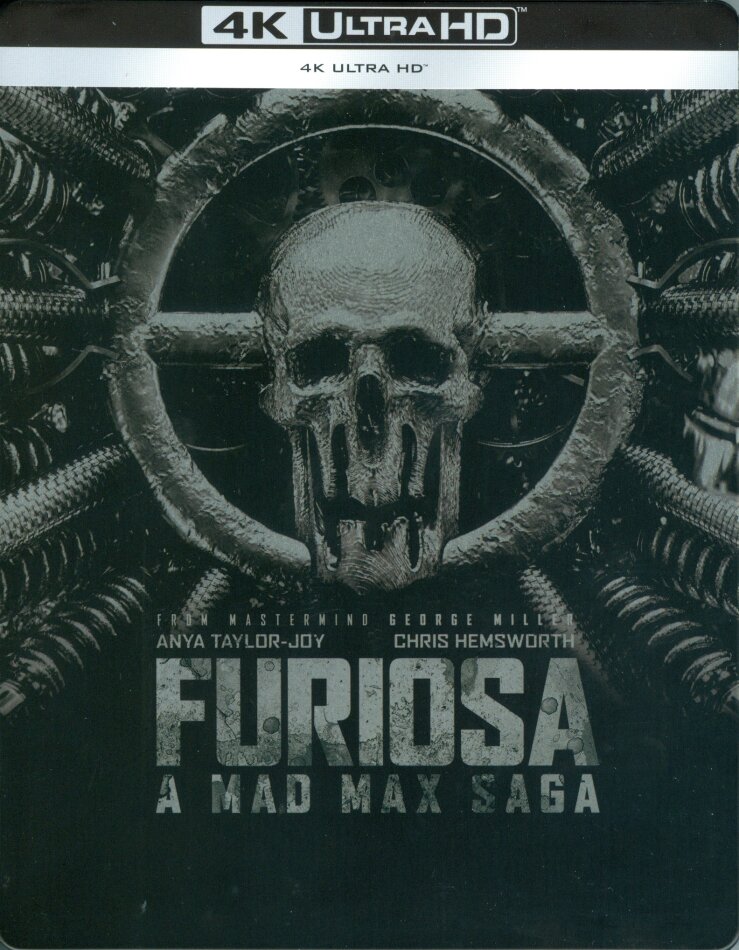Furiosa: A Mad Max Saga (2024) (Black & Chrome, Edizione Limitata, Steelbook, 4K Ultra HD + Blu-ray)
