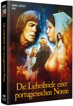 Die Liebesbriefe einer portugiesischen Nonne (1977) (Wattiert, Edizione Limitata, Mediabook, Uncut, Blu-ray + DVD)