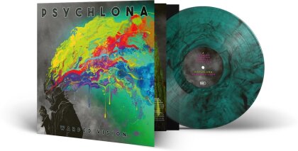 Psychlona - Warped Vision (Édition Limitée, Green And Black Marble Vinyl, LP)