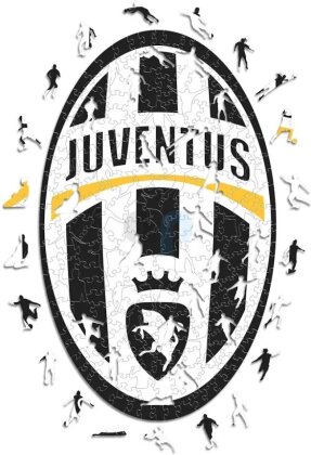 Juventus FC - Logo Rétro - Puzzle en Bois Taille L (500 Pièces)