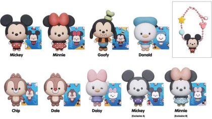 Disney Charm 3D PVC-Taschenanhänger Mickey & Friends Display (24)
