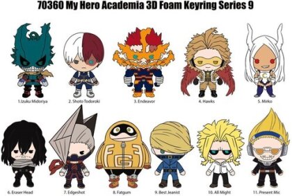 My Hero Academia 3D Foam Bag Clip - Series 9