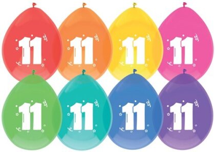Luftballons 11 Jahre