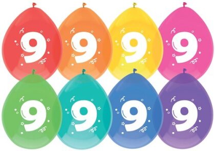 Luftballons 9 Jahre