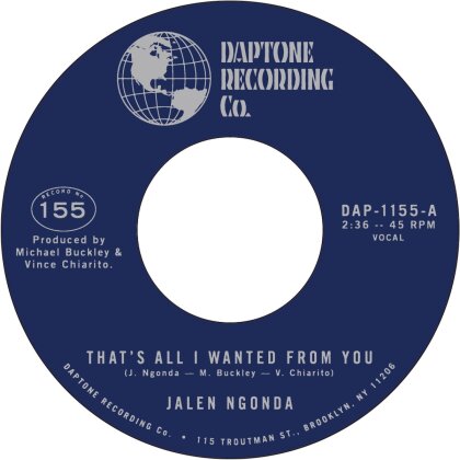 Jalen Ngonda - That's All I Wanted From You/So Glad I Found You (7" Single)