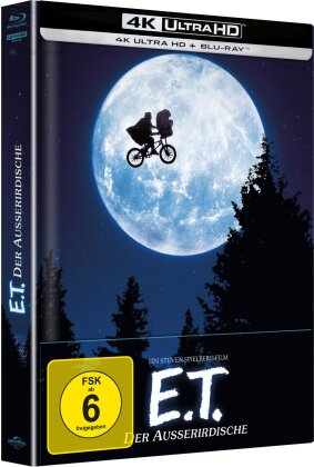 E.T. - Der Ausserirdische (1982) (Cover B, Limited Edition, Mediabook, 4K Ultra HD + Blu-ray)