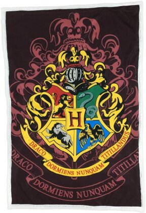 Harry Potter - Plaid Sherpa Blason de Poudlard