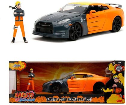 1:24 Naruto '09 Nissan Gt-R (R35) W/ Naruto Fig