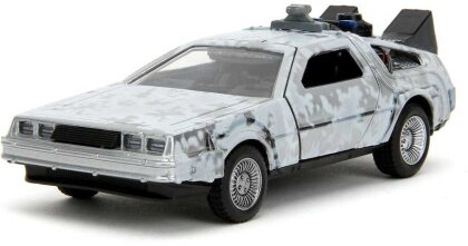 Zurück in die Zukunft Hollywood Rides Diecast Modell 1/32 DeLorean Time Machine Frost