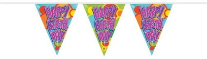 Happy Birthday farbig Dekoration