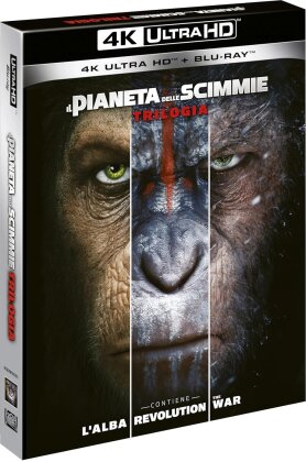 Il pianeta delle scimmie 1-3 - Trilogia (3 4K Ultra HDs)