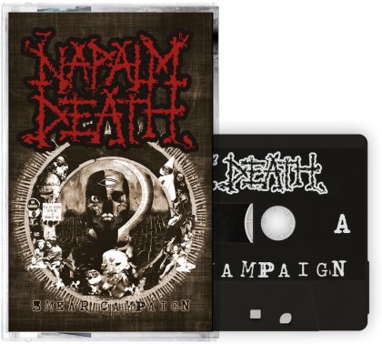 Napalm Death - Smear Campaign (Smoky Black Tape Vinyl, 7" Single)