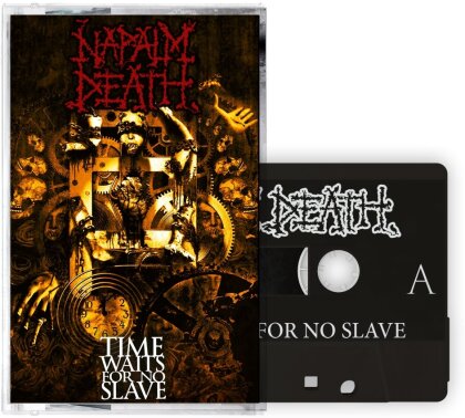 Napalm Death - Time Waits For No Slave (Black Tape Vinyl, 7" Single)