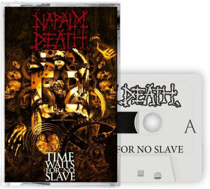 Napalm Death - Time Waits For No Slave (White Tape Vinyl, 7" Single)