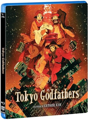 Tokyo Godfathers (2003) (+ Cards, Blu-ray + DVD)