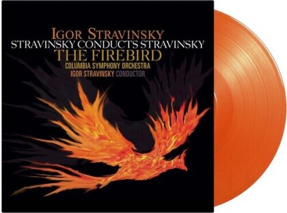 Igor Strawinsky (1882-1971), Igor Strawinsky (1882-1971) & Columbia Symhpony Orchestra - The Firebird - Stravinsky Conducts Stravinsky (2024 Reissue, Vinyl Passion Classical, Orange Vinyl, LP)