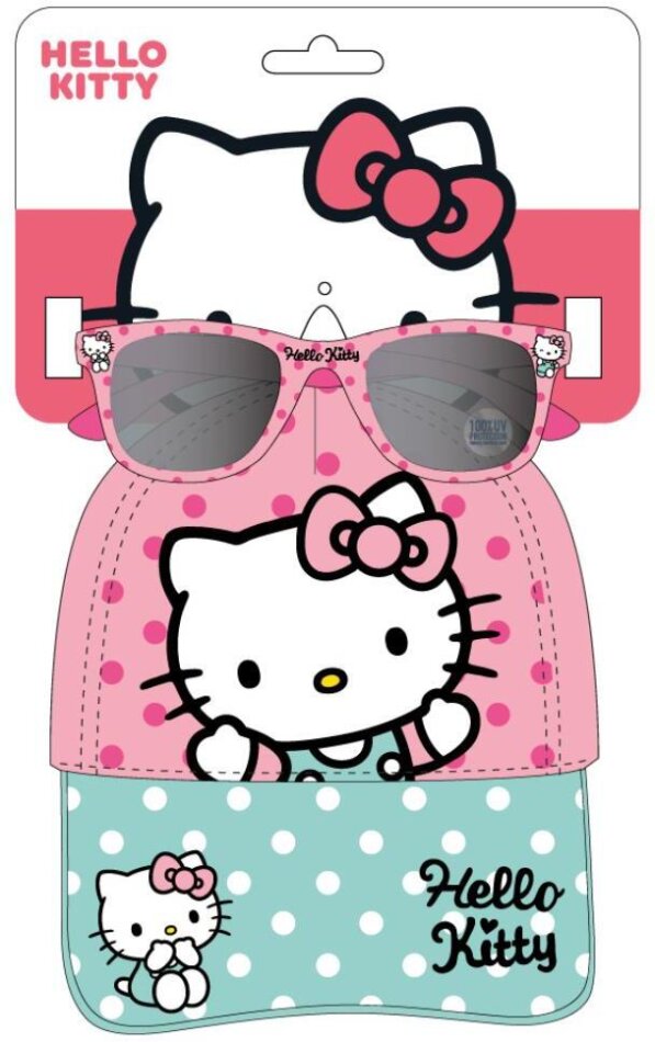 Set Casquette Baseball & Lunettes Enfant - Kitty Spots - Sanrio