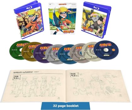 Naruto - Set 1: Episodes 01-55 (Collector's Edition Limitata, 8 Blu-ray)