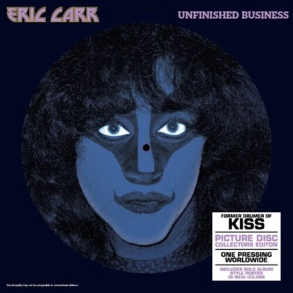 Eric Carr (Kiss) - Unfinished Business (2024 Reissue, Collectors Edition, Only One Pressing Worldwide, Culture Factory USA, Limited Edition, Remastered, Picture Disc, LP)