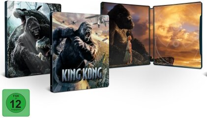 King Kong (2005) (Extended Edition, Kinoversion, Limited Edition, Steelbook, 4K Ultra HD + 2 Blu-rays)