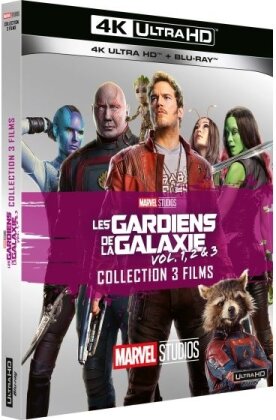 Les Gardiens de la Galaxie Vol. 1, 2 & 3 - Collection 3 Films (Coffret, 3 4K Ultra HDs + 3 Blu-ray)