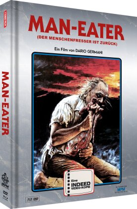 Man-Eater - Der Menschenfresser ist zurück (2022) (Cover F, Édition Limitée, Mediabook, Blu-ray + DVD)