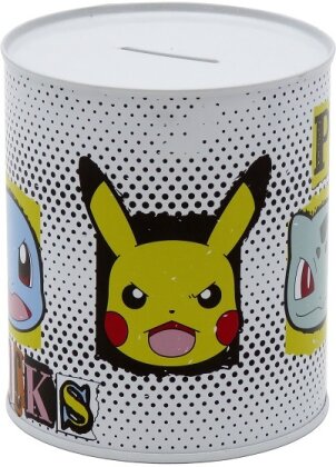 POKÉMON Medium Tin Coin Bank - 10 x 12 x 10cm
