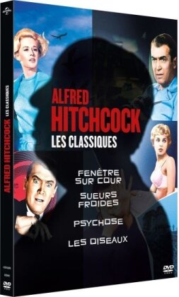 Alfred Hitchcock - Les Classiques - Fenêtre sur cour (1954) / Sueurs froides (1958) / Psychose (1960) / Les Oiseaux (1963) (Box, 4 DVDs)