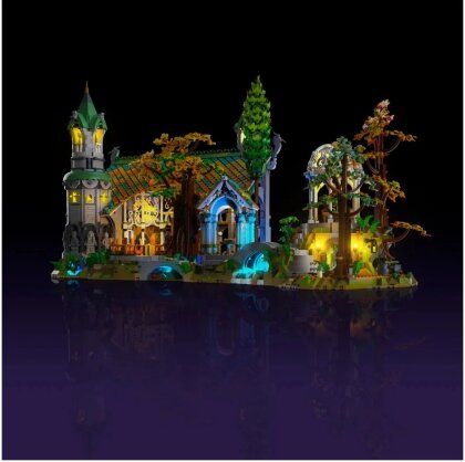 Light My Bricks - LMB 2.0 Kit de lumière pour LEGO® 10316 Le Seigneur des anneaux - Fondcombe
