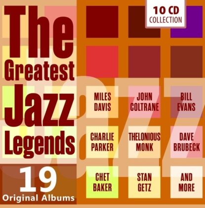 Miles Davis & John Coltrane - The Greatest Jazz Legends (10 CDs)