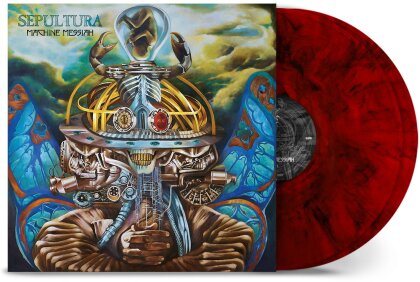 Sepultura - Machine Messiah (2024 Reprint, 2024 Reissue, Gatefold, 40th Anniversary Edition, Ruby Red Marble Vinyl, 2 LPs)