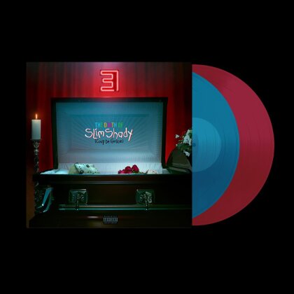 Eminem - The Death of Slim Shady (Coup De Grâce) (Indie Exclusive, Translucent Sea Blue/Rube Red Vinyl, 2 LPs)