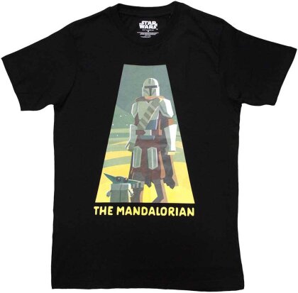 Star Wars Unisex T-Shirt - The Mandalorian Spotlight (Black)