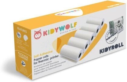 KIDYWOLF - Klebepapier zu Sofortbildkamera 5 Rollen