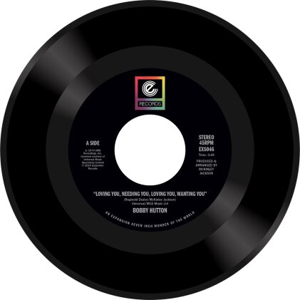 Bobby Hutton - Loving You, Needing You/Watch Where You're Going (7" Single)