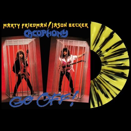 Cacophony (Marty Friedman/Jason Becker) - Go Off! (2024 Reissue, Listenable Records, Splatter Vinyl, LP)