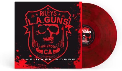 L.A. Guns - The Dark Horse (Golden Robot Records, Limited Edition, Red & Black Marble Vinyl, LP)