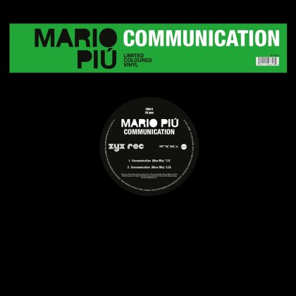 Mario Piu - Communication (2024 Reissue, Zyx, LP)