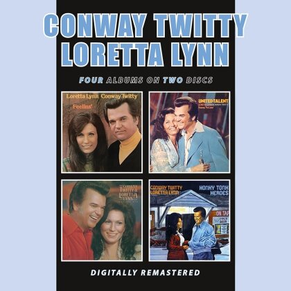 Loretta Lynn & Conway Twitty - Feelins / United Talent / Dynamic Duo / Honky (BGO - BEAT GOES ON)