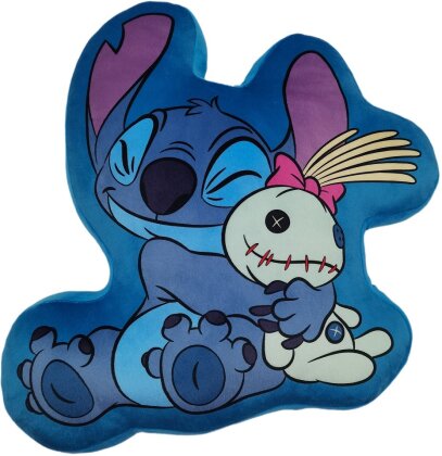 Disney - Lilo et Stitch - Coussin en Velboa en forme de Stitch et Souillon 40cm