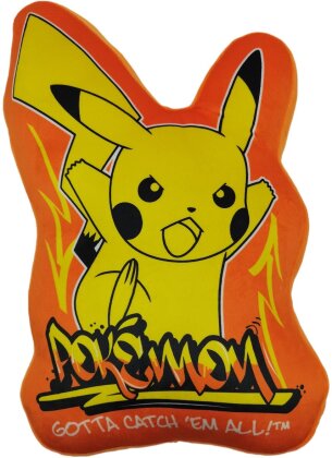 Pokémon - Coussin Premium en Velboa en forme de Pikachu 40cm