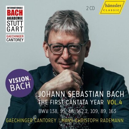 Johann Sebastian Bach (1685-1750), Hans-Christoph Rademann & Gaechinger Cantorey - The First Cantata Year - BWV 138, 95, 48, 162.2, 109 - Vision Bach Vol. 4 (2 CDs)