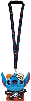 Lilo & Stitch Schlüsselband Stitch Skeleton mit Kartenhaltertasche