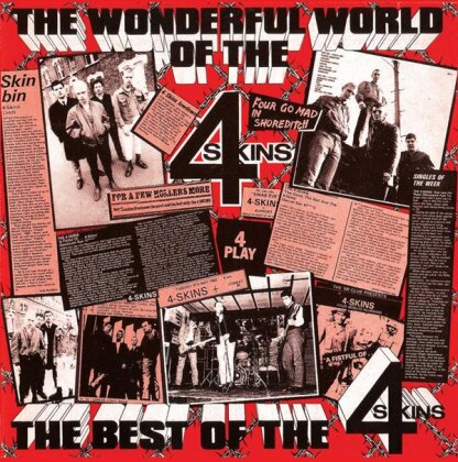 4 Skins - Wonderful World - The Best Of The 4 Skins (2024 Reissue, Blood Red Transparent Vinyl, LP)