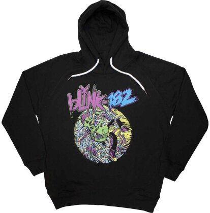 Blink-182 Unisex Pullover Hoodie - Overboard Event (Black)