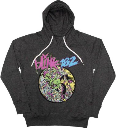 Blink-182 Unisex Pullover Hoodie - Overboard Event (Charcoal Grey)