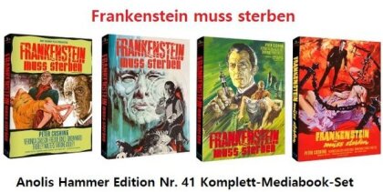 Frankenstein muss sterben (1969) (Cover A, Cover B, Cover C, Cover D, Hammer Edition, Bundle, Limited Edition, Mediabook, 4 Blu-rays)