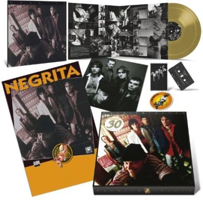 Negrita - Negrita Trenta (Gold Colored Vinyl, LP + CD + Audio cassette)