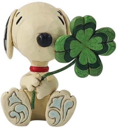 Snoopy mit Kleeblatt Mini Figur