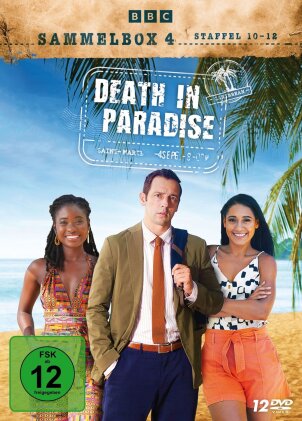 Death in Paradise - Staffel 10-12 (BBC, Sammelbox, 12 DVD)